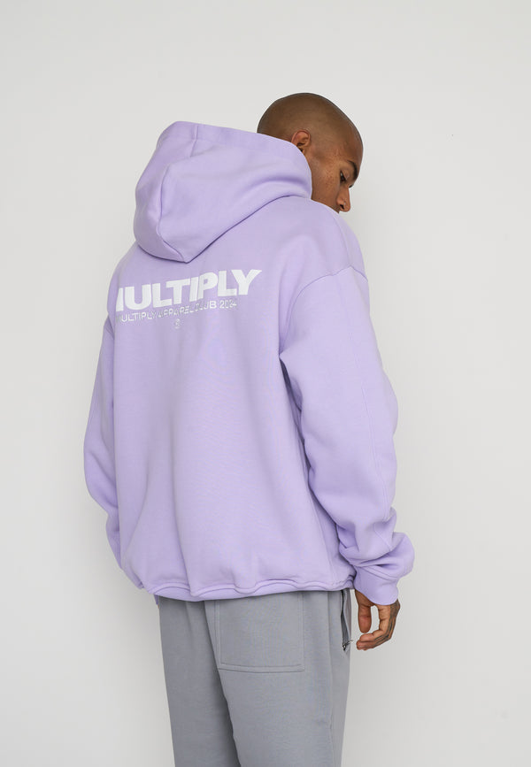 Multiply Spparel Oversize Hoodie MULTIPLY Lavender 50% Rabatt mit kostenlosem Versand