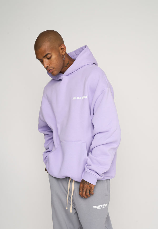 Multiply Spparel Oversize Hoodie MULTIPLY Lavender 50% Rabatt mit kostenlosem Versand