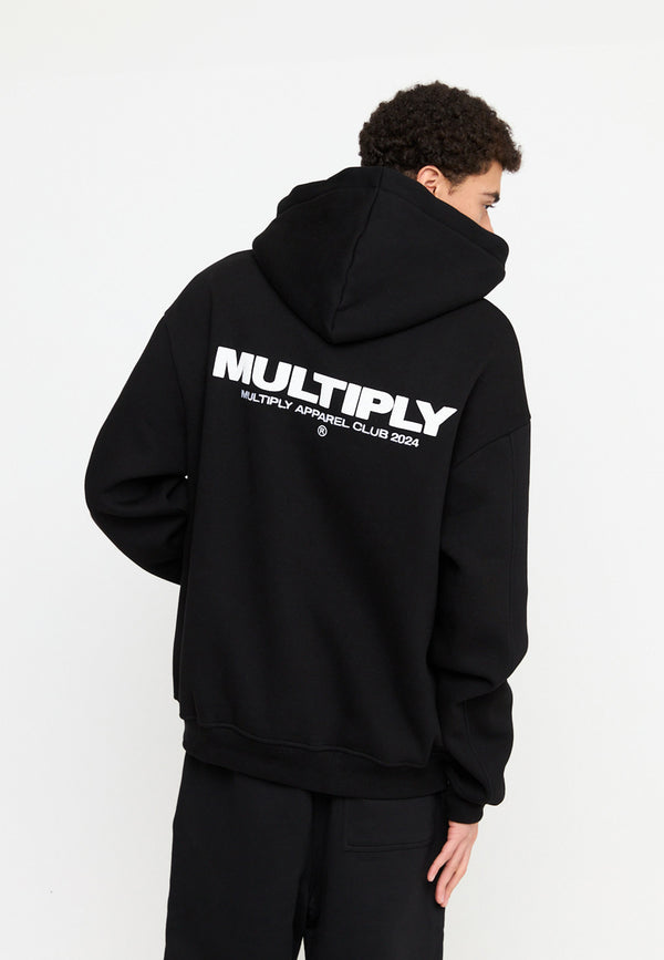 Multiply Spparel Oversize Zip Hoodie MULTIPLY Black Clearance-Verkauf