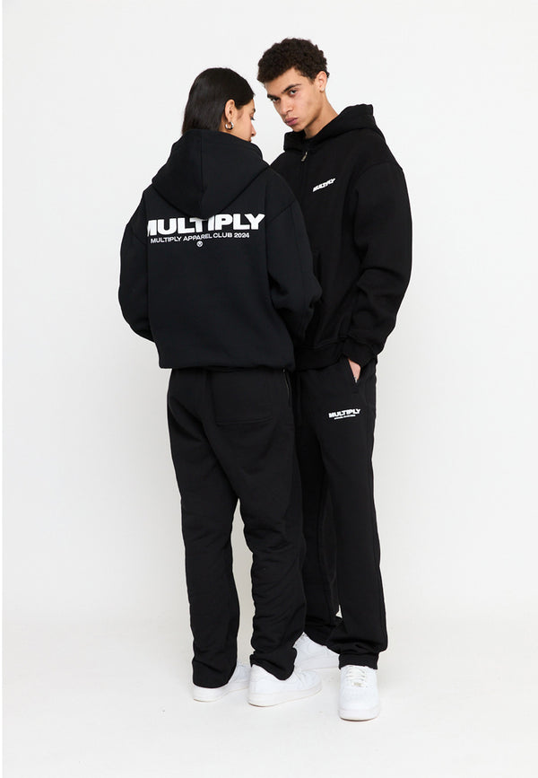 Multiply Spparel Oversize Zip Hoodie MULTIPLY Black Clearance-Verkauf
