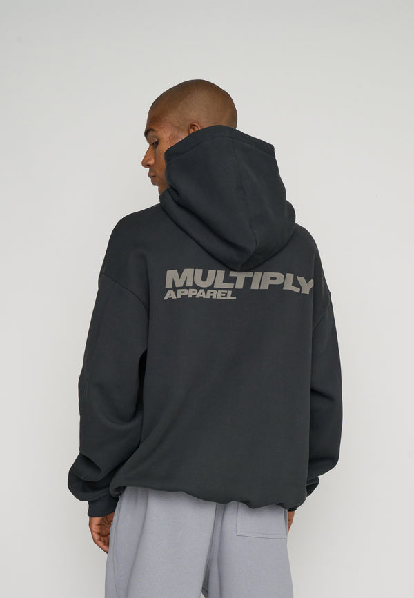 Multiply Spparel Oversize Hoodie BASIQUE Black Soda Kostenloser Versand international