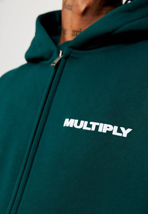Multiply Spparel Oversize Zip Hoodie MULTIPLY Botanical Garden Fabrikladen