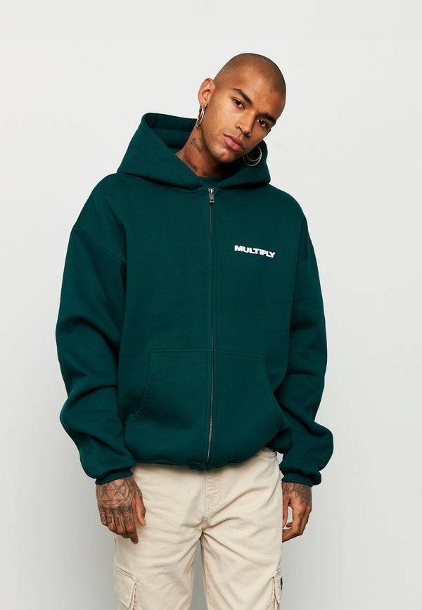 Multiply Spparel Oversize Zip Hoodie MULTIPLY Botanical Garden Fabrikladen
