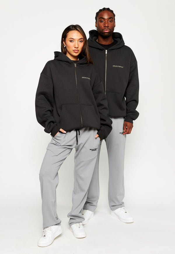 Multiply Spparel Oversize Zip Hoodie BASIQUE Black Soda Begrenzt auf 3 Tage