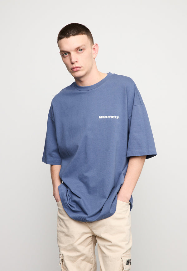 Multiply Spparel Oversize T-Shirt MULTIPLY Coastal Fjord Im Verkauf
