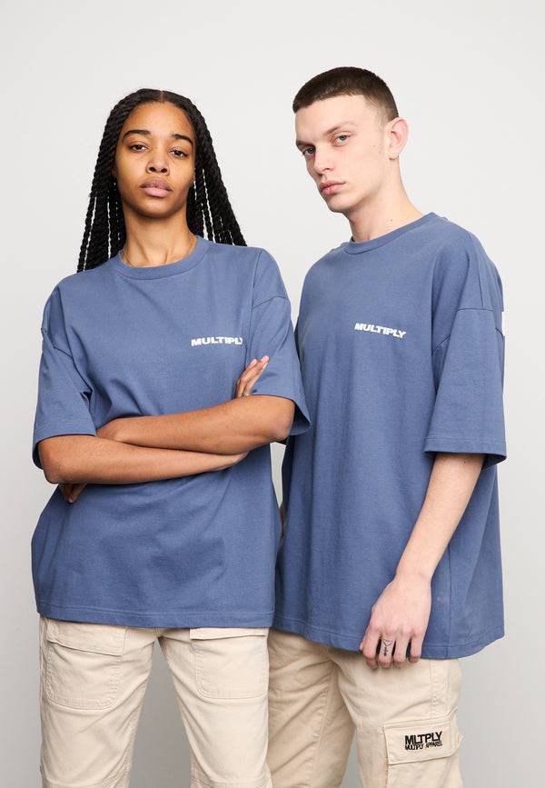 Multiply Spparel Oversize T-Shirt MULTIPLY Coastal Fjord Im Verkauf