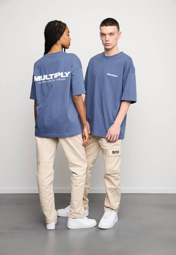 Multiply Spparel Oversize T-Shirt MULTIPLY Coastal Fjord Im Verkauf