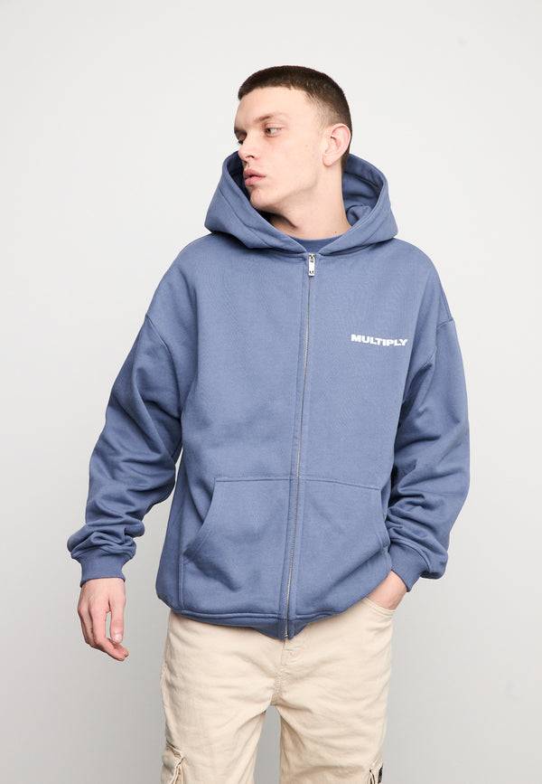 Multiply Spparel Oversize Zip Hoodie MULTIPLY Coastal Fjord zollfrei