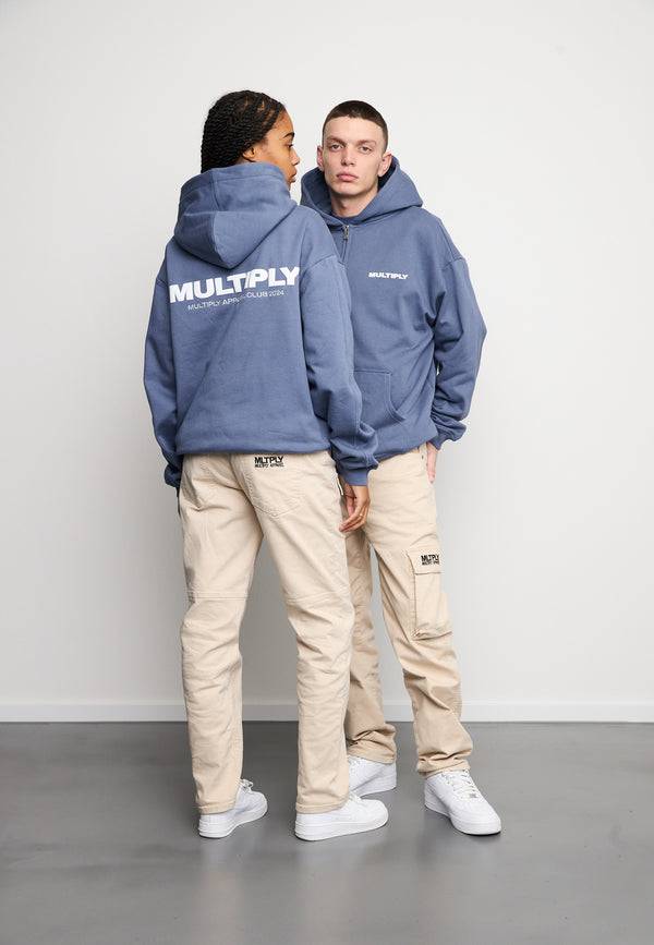 Multiply Spparel Oversize Zip Hoodie MULTIPLY Coastal Fjord zollfrei
