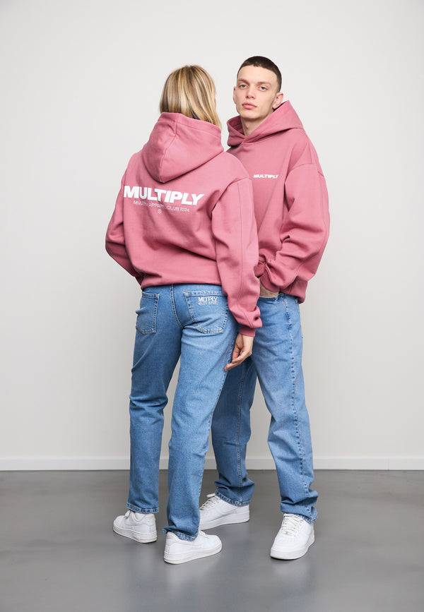 Multiply Spparel Oversize Hoodie MULTIPLY Rose Wine 50% Rabatt für begrenzte Zeit