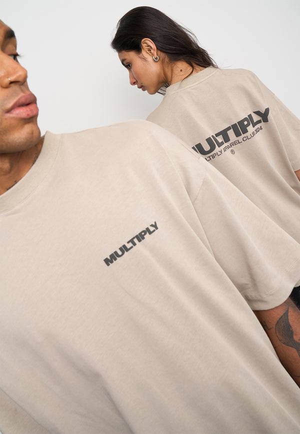 Multiply Spparel Oversize T-Shirt MULTIPLY Vintage Khaki Rabatte dieses Monats