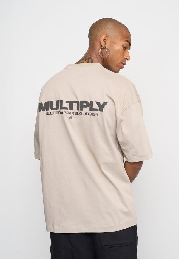 Multiply Spparel Oversize T-Shirt MULTIPLY Vintage Khaki Rabatte dieses Monats