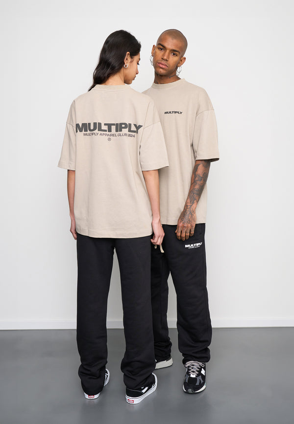 Multiply Spparel Oversize T-Shirt MULTIPLY Vintage Khaki Rabatte dieses Monats
