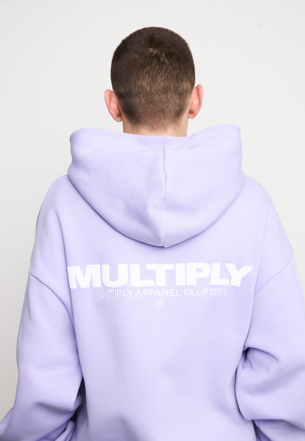 Multiply Spparel Oversize Zip Hoodie MULTIPLY Lavender 2025