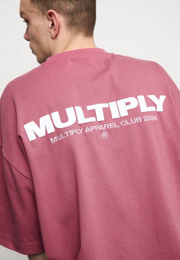 Multiply Spparel Oversize T-Shirt MULTIPLY Rose Wine Online
