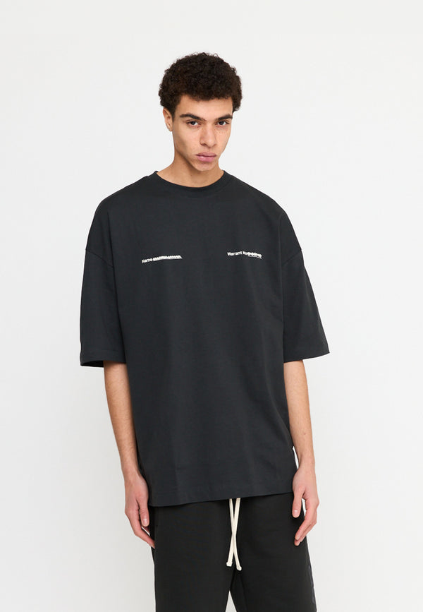 Multiply Spparel Oversize T-Shirt SLANDER Black Soda Washed Fabrik Onlineshop