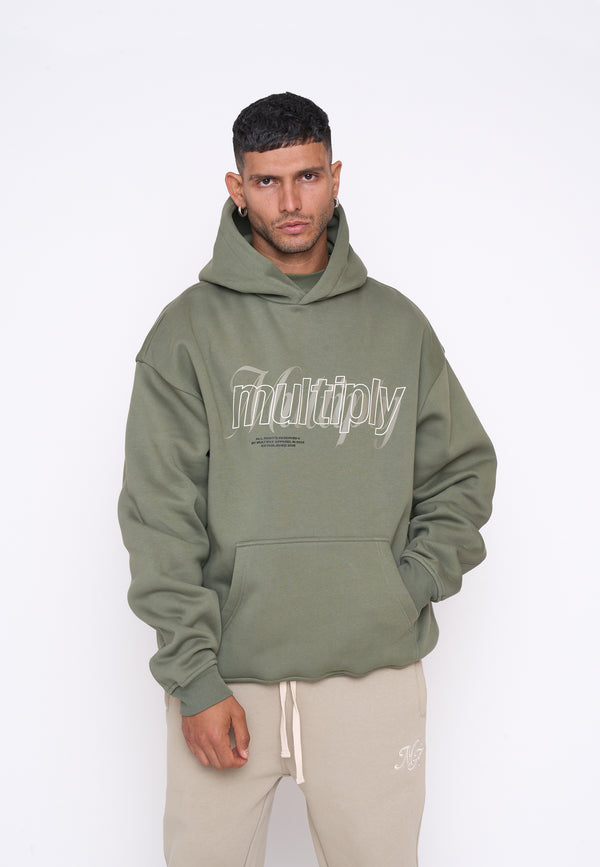 Multiply Spparel Oversize Hoodie DRIBBLE Four Leaf Clover Exklusivangebot