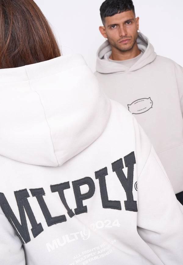 Multiply Spparel Oversize Hoodie FACULTY Dove Black Friday