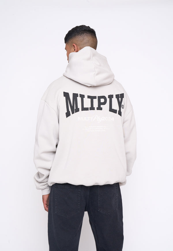 Multiply Spparel Oversize Hoodie FACULTY Dove Black Friday
