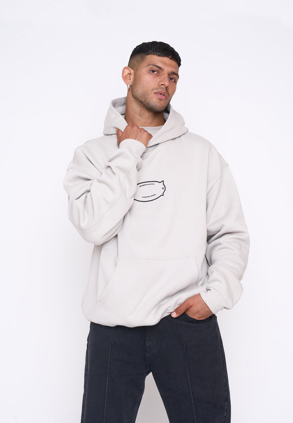 Multiply Spparel Oversize Hoodie FACULTY Dove Black Friday