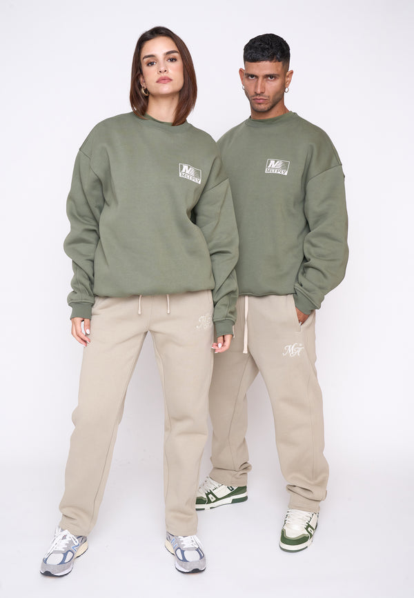 Multiply Spparel Oversize Sweatshirt PATROL Four Leaf Clover Neueste Mode