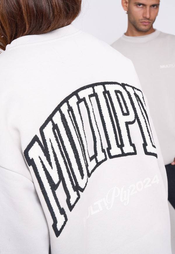 Multiply Spparel Oversize Sweatshirt SESSION Dove Online Outlet