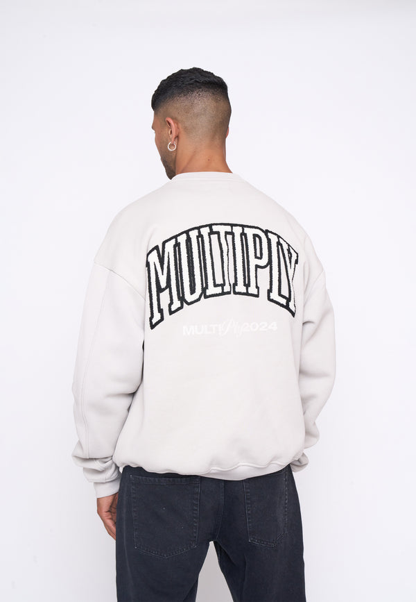 Multiply Spparel Oversize Sweatshirt SESSION Dove Online Outlet