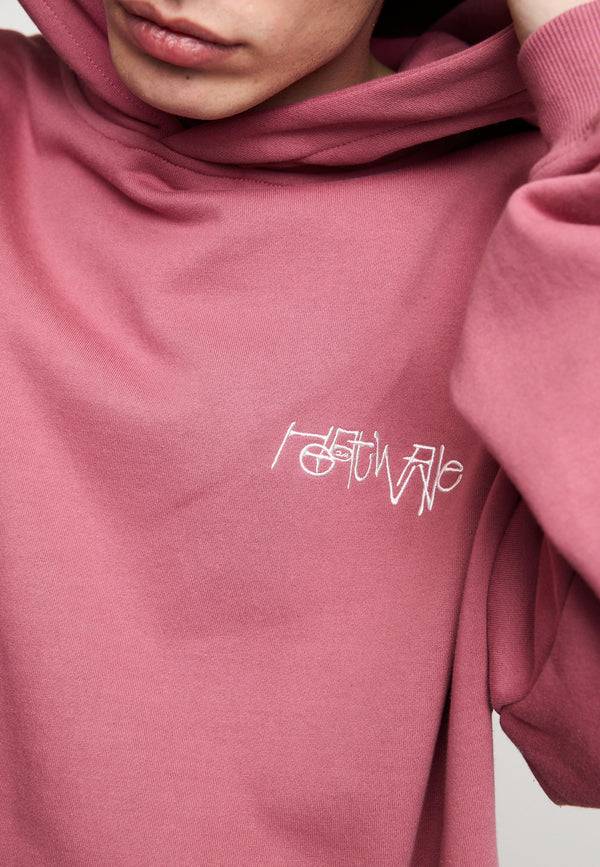 Multiply Spparel Oversize Hoodie OVERHEATING Rose Wine Neuheiten