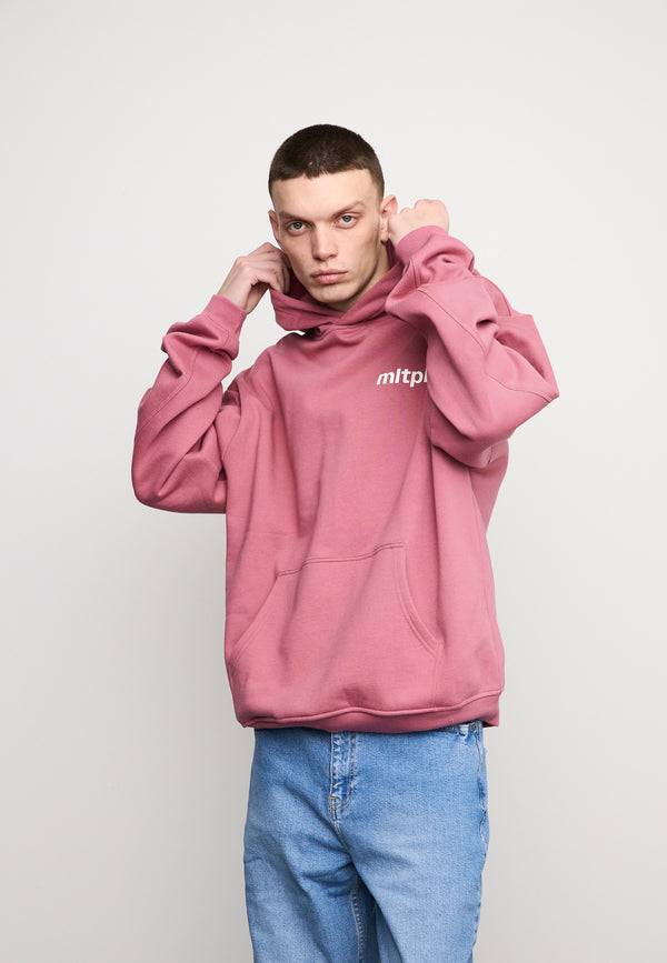 Multiply Spparel Oversize Hoodie SUMMER HEAT Rose Wine Saisonale Angebote