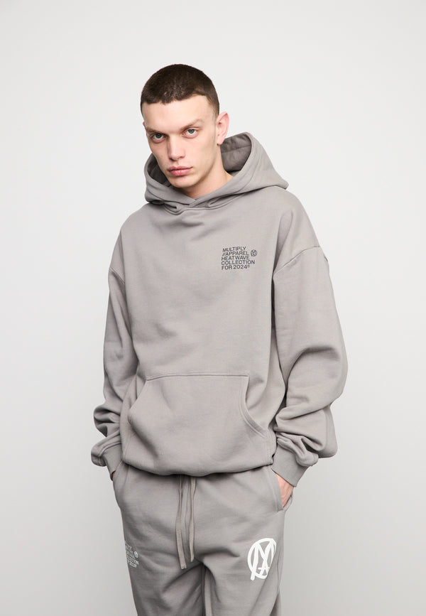 Multiply Spparel Oversize Hoodie TEMPERATURE Moon Mist Kauf eins, bekomm eins gratis