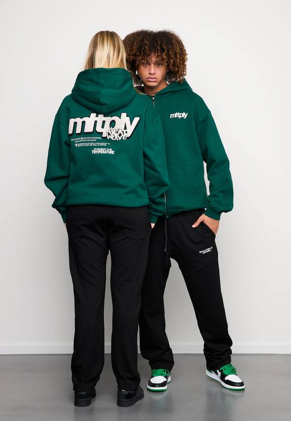 Multiply Spparel Oversize Zip Hoodie HEAT Botanical Garden Riesige Ersparnisse