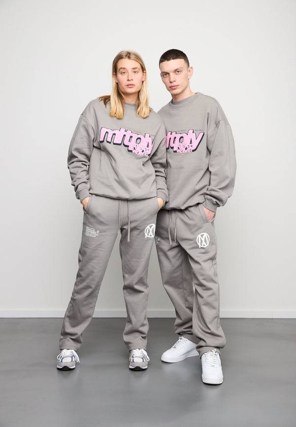Multiply Spparel Oversize Sweatshirt CLIMATE Moon Mist Tiefpreis