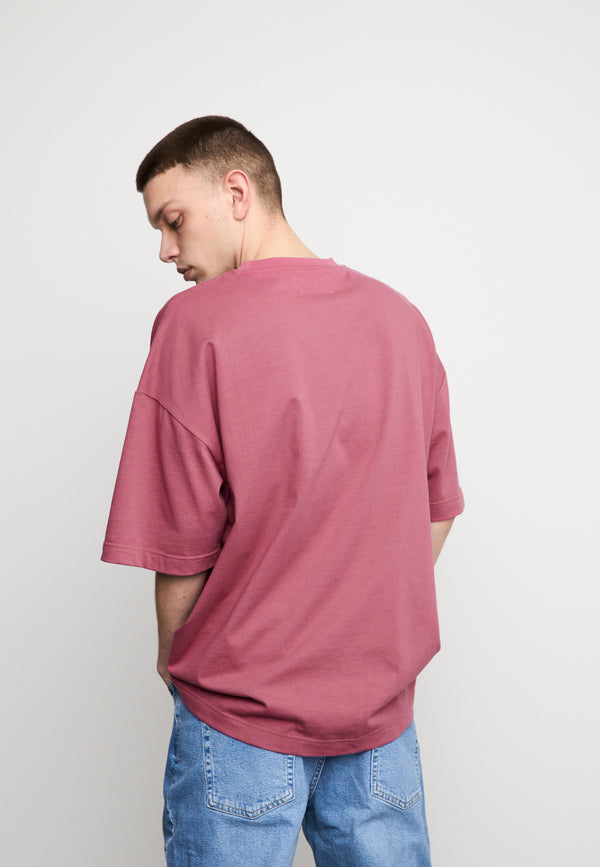 Multiply Spparel Oversize T-Shirt CLIMATE Rose Wine Begrenzte Freigabe