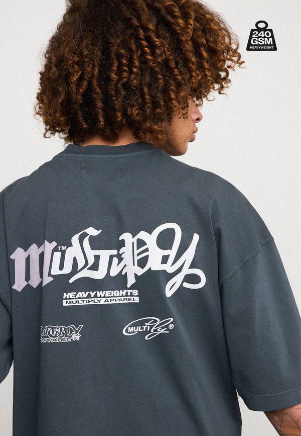 Multiply Spparel Oversize T-Shirt HEAVY Black Soda Neueste Stile