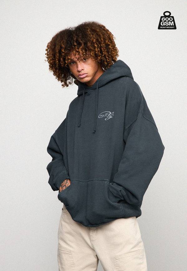 Multiply Spparel Oversize Hoodie WEIGHTY Black Soda Letzter Tag
