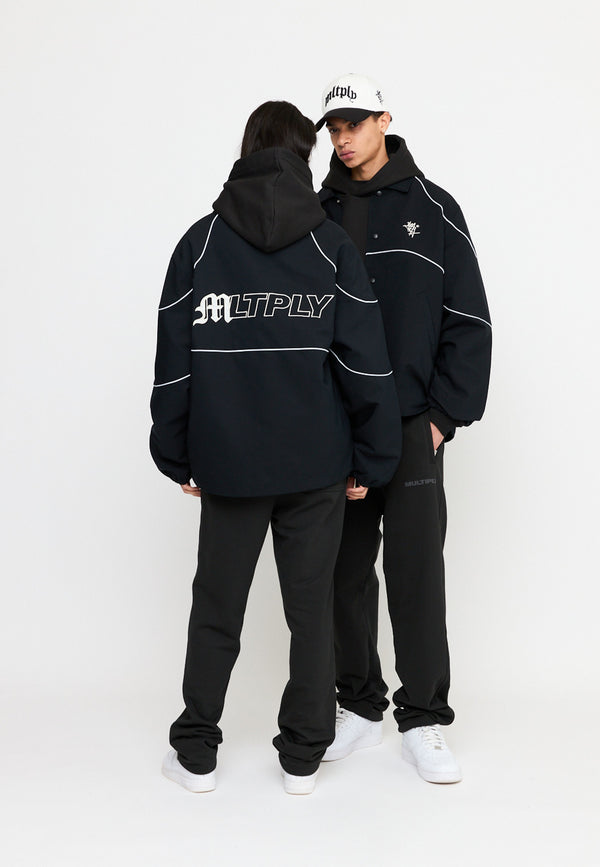 Multiply Spparel Blouson OVERHEATING Black Vierteljährliche Förderung