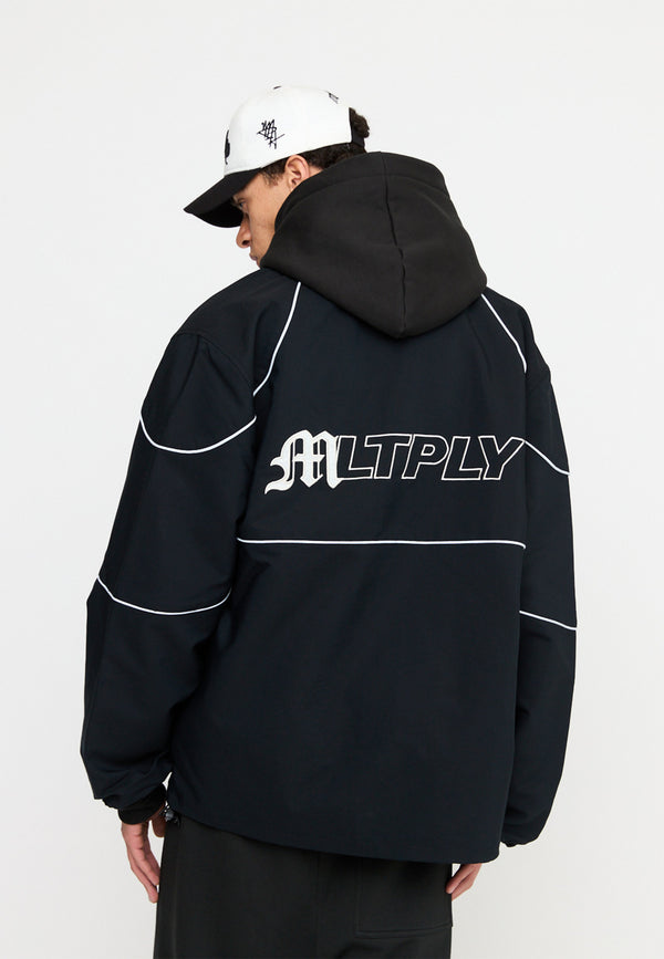 Multiply Spparel Blouson OVERHEATING Black Vierteljährliche Förderung