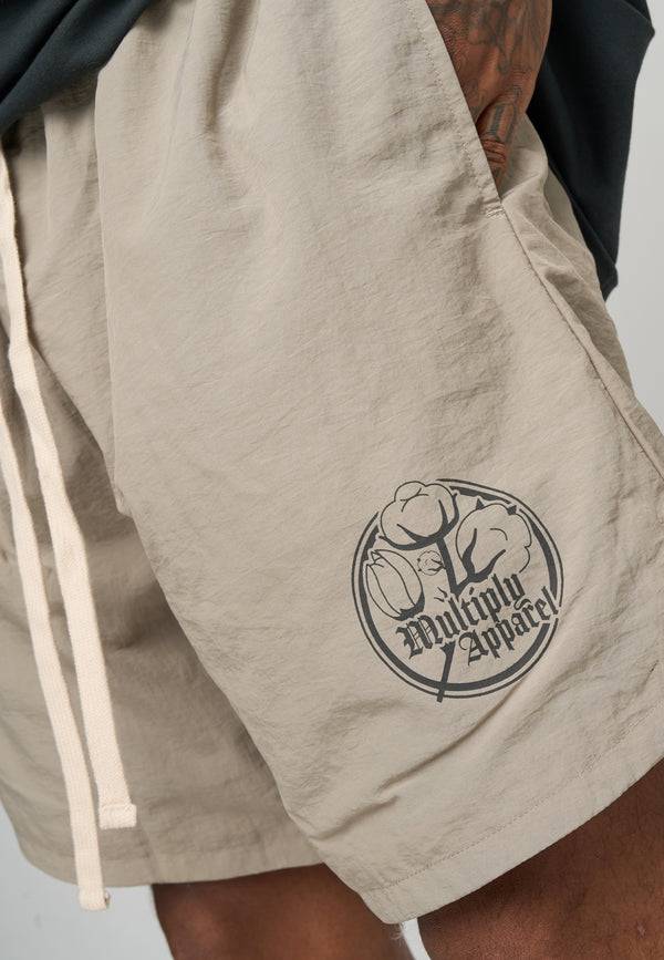 Multiply Spparel Woven Shorts ANTIQUE Vintage Khaki Fabrikladen