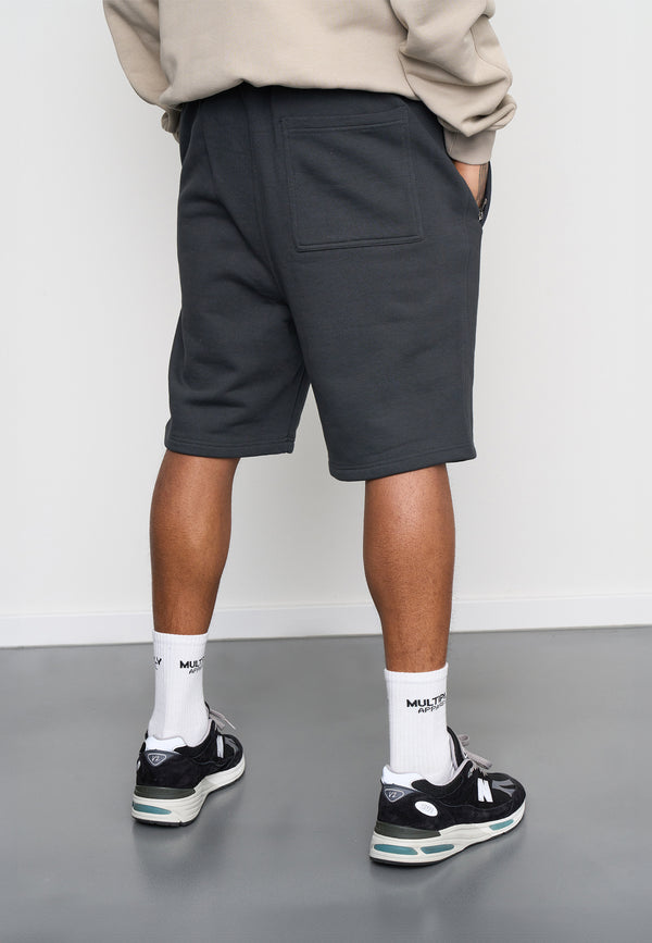 Multiply Spparel Shorts ANTIQUE Black Soda Washed Im Verkauf