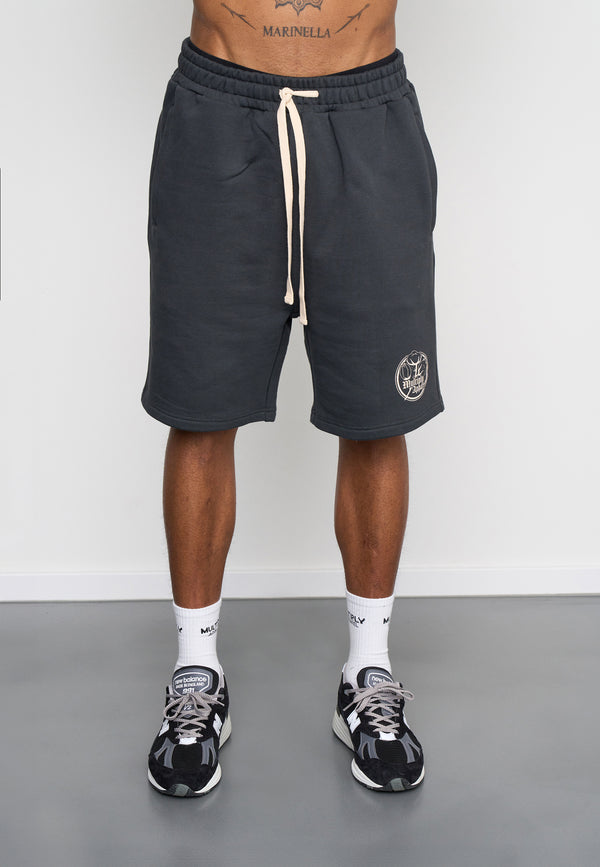 Multiply Spparel Shorts ANTIQUE Black Soda Washed Im Verkauf