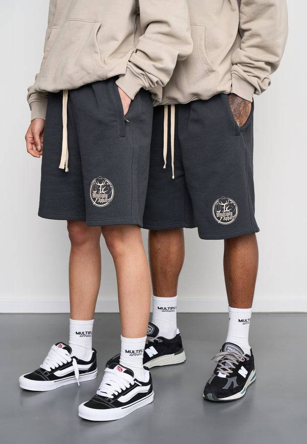 Multiply Spparel Shorts ANTIQUE Black Soda Washed Im Verkauf