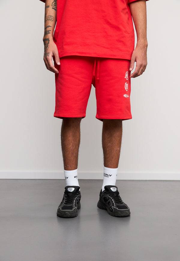 Multiply Spparel Shorts CONVICT Flame Scarlet Online