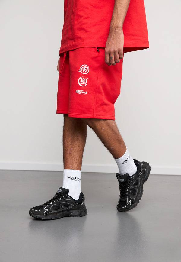 Multiply Spparel Shorts CONVICT Flame Scarlet Online