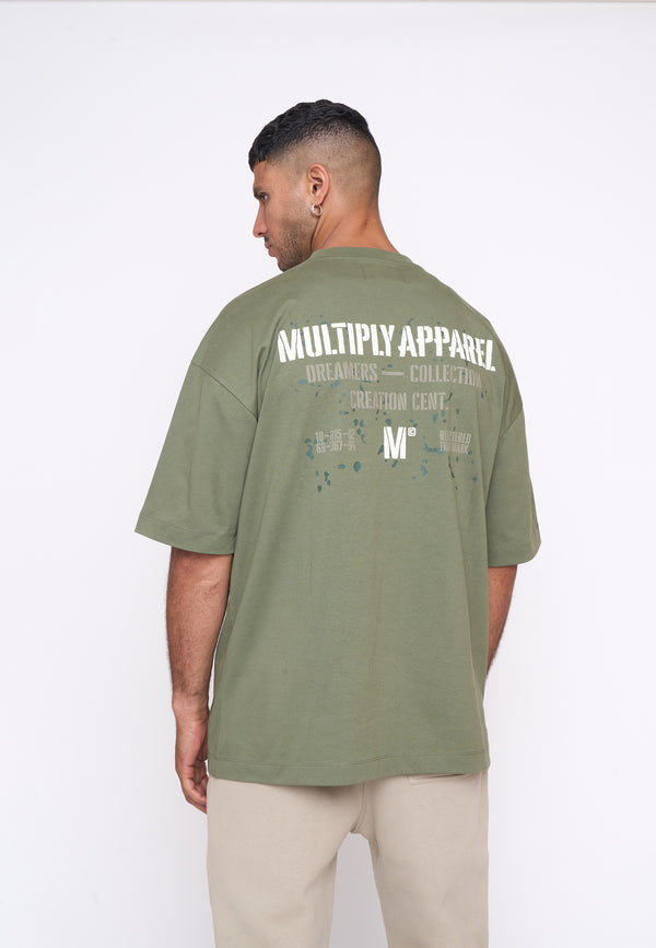 Multiply Spparel Oversize T-Shirt DRILL Four Leaf Clover Verkauf