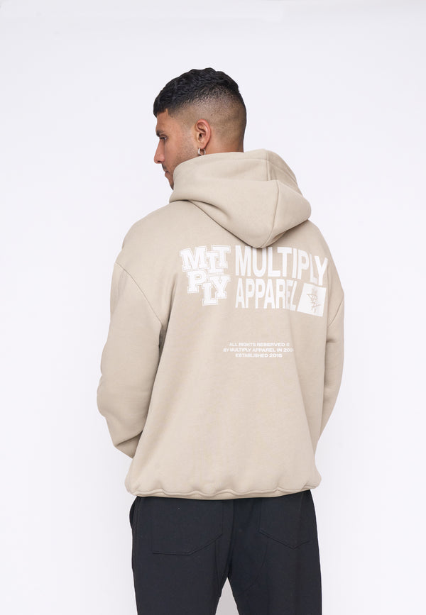 Multiply Spparel Oversize Zip Hoodie COACH Seneca Rock Schlussverkauf