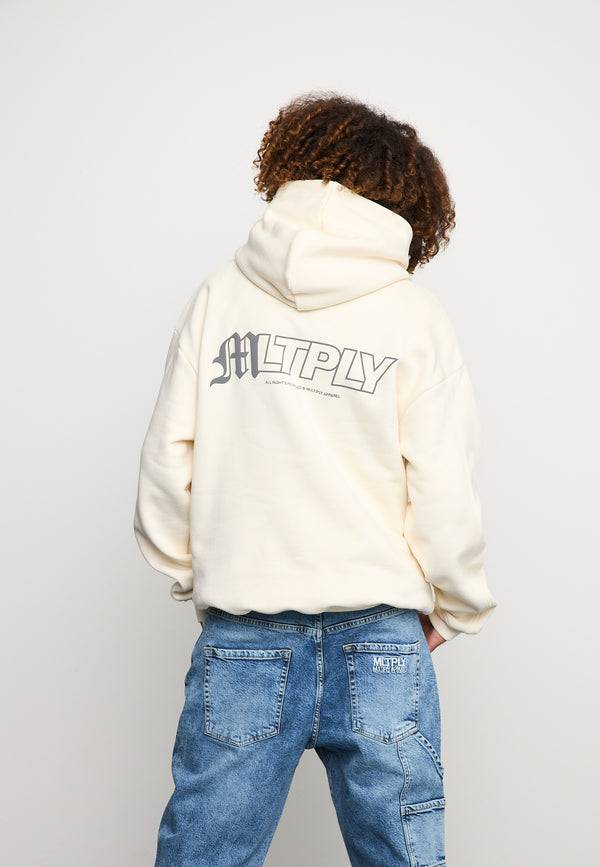 Multiply Spparel Oversize Hoodie COURT Egret Kostenloser Versand