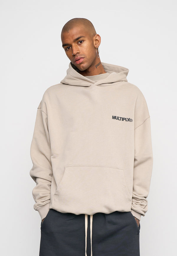 Multiply Spparel Oversize Hoodie DUST Vintage Khaki Sonderangebot