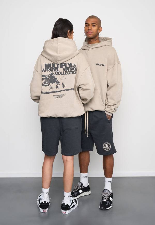 Multiply Spparel Oversize Hoodie DUST Vintage Khaki Sonderangebot