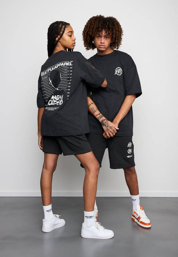 Multiply Spparel Oversize T-Shirt CALUMNY Black Soda Washed Günstig kaufen