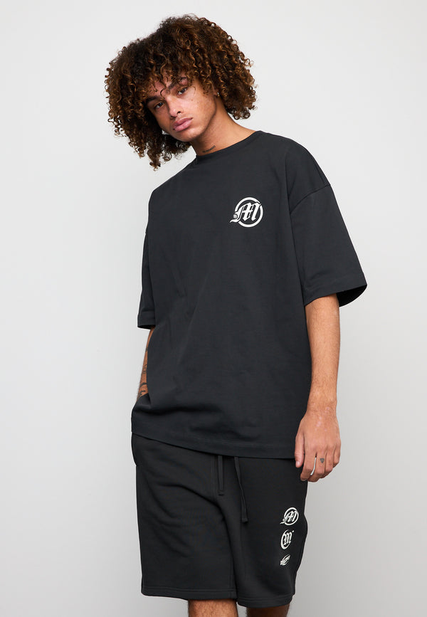 Multiply Spparel Oversize T-Shirt CALUMNY Black Soda Washed Günstig kaufen